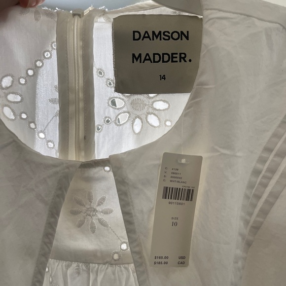 Damson Madder Candice Collared Mini Dress - Picture 4 of 5